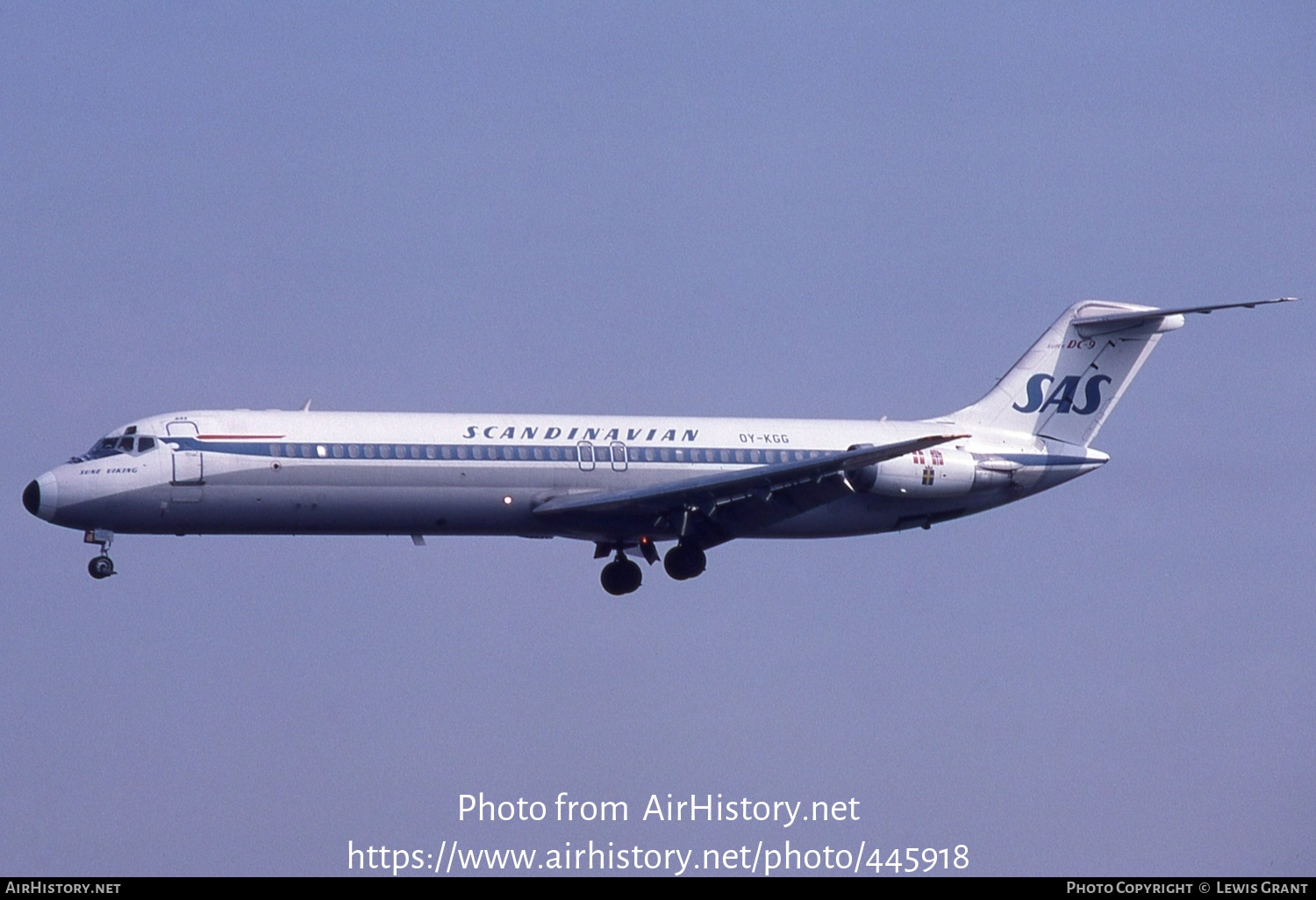 Aircraft Photo of OY-KGG | McDonnell Douglas DC-9-41 | Scandinavian Airlines - SAS | AirHistory.net #445918