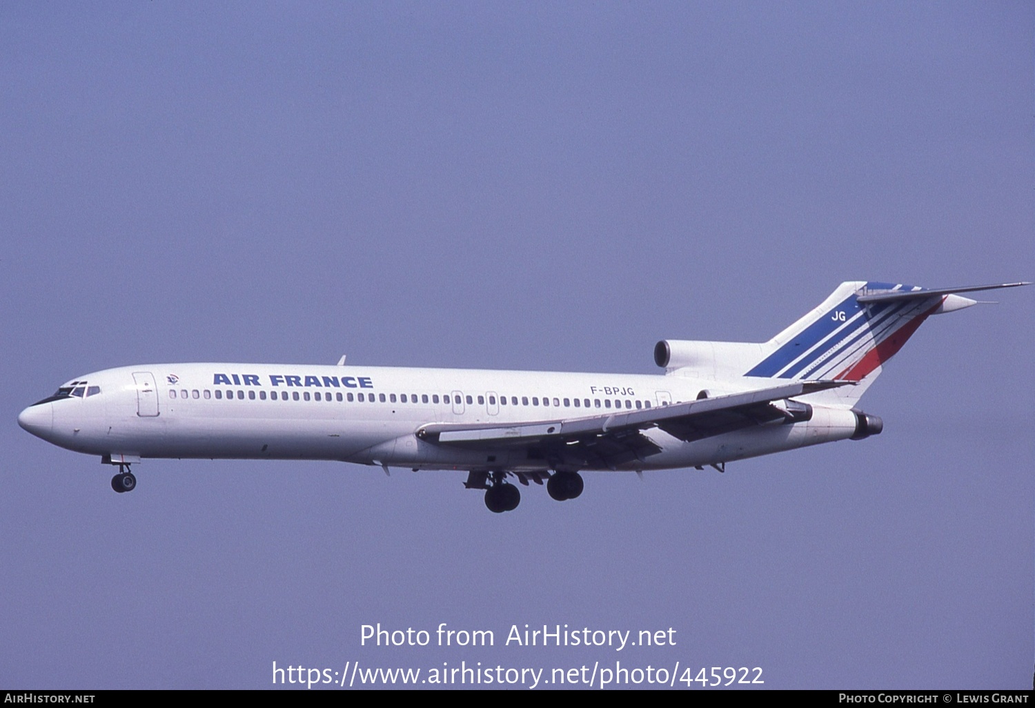 Aircraft Photo of F-BPJG | Boeing 727-228 | Air France | AirHistory.net #445922