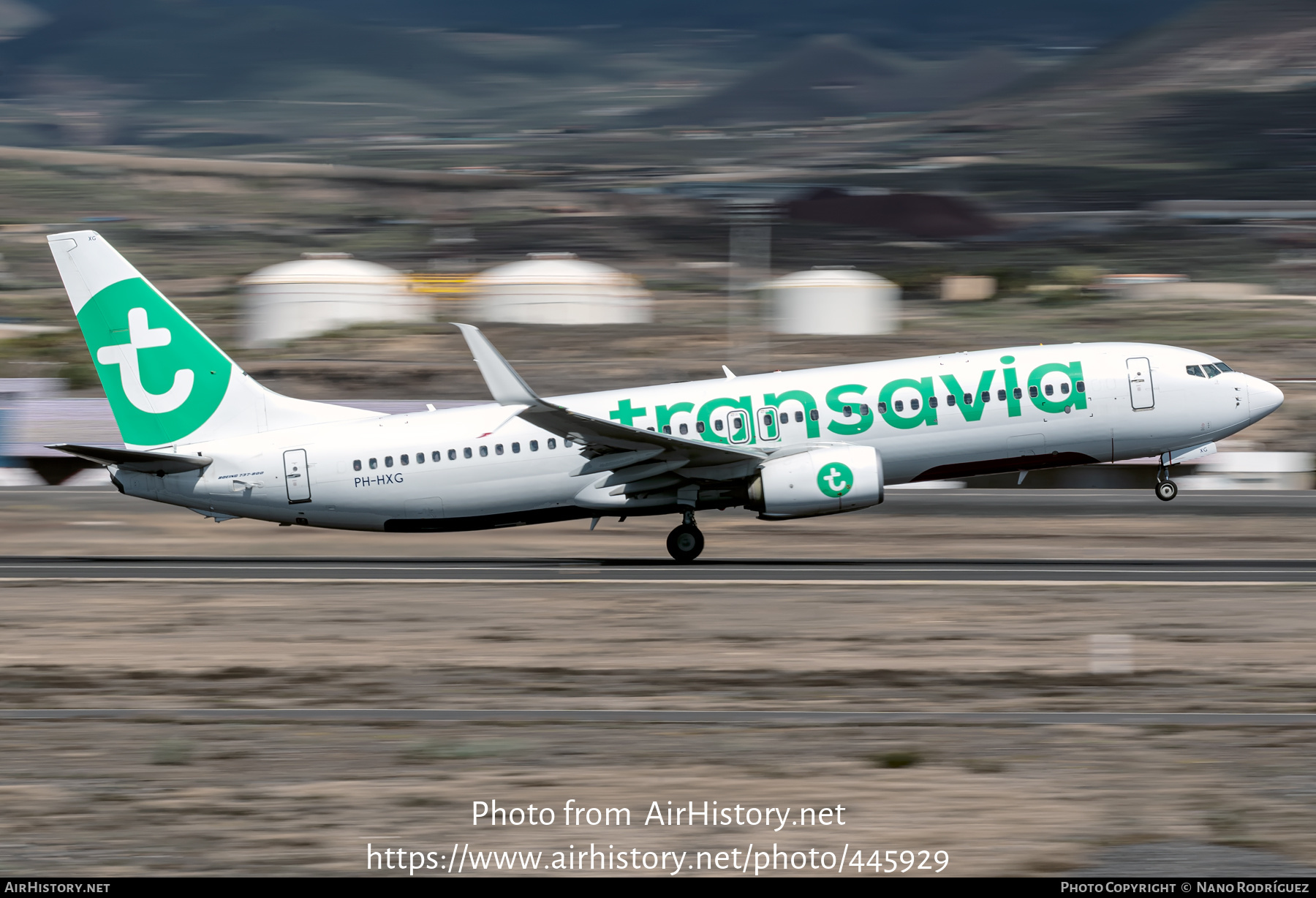 Aircraft Photo of PH-HXG | Boeing 737-800 | Transavia | AirHistory.net #445929