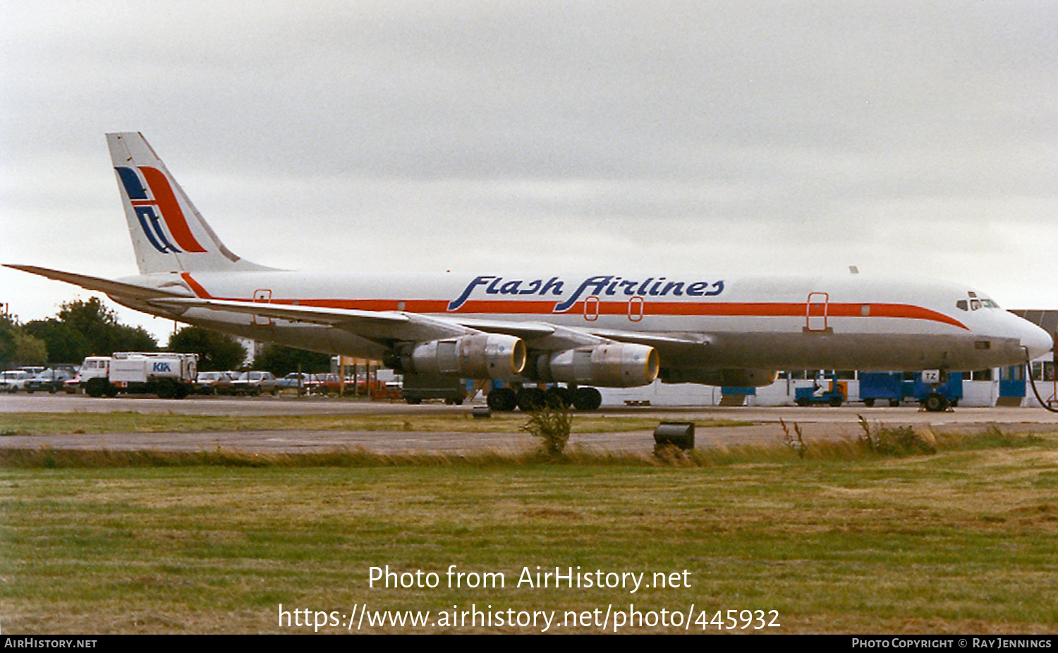 Aircraft Photo of 5N-ATZ | McDonnell Douglas DC-8-55CF Jet Trader | Flash Airlines | AirHistory.net #445932