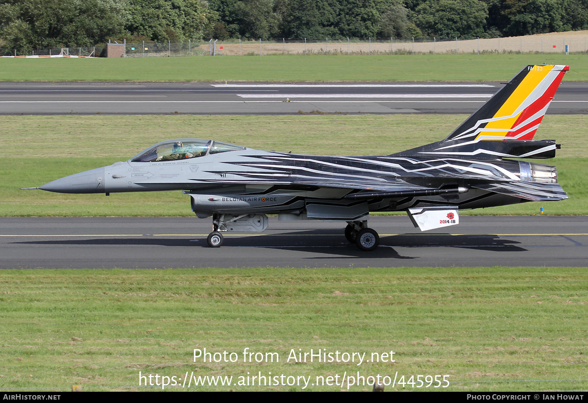 Aircraft Photo of FA-123 | General Dynamics F-16AM Fighting Falcon | Belgium - Air Force | AirHistory.net #445955