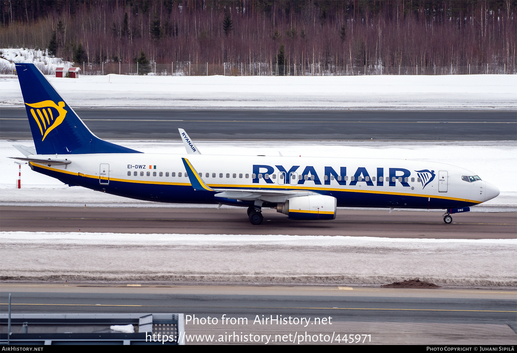 Aircraft Photo of EI-DWZ | Boeing 737-8AS | Ryanair | AirHistory.net #445971