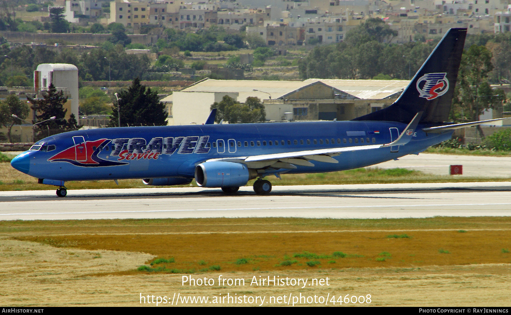 Aircraft Photo of HA-LKE | Boeing 737-86Q | Travel Service | AirHistory.net #446008