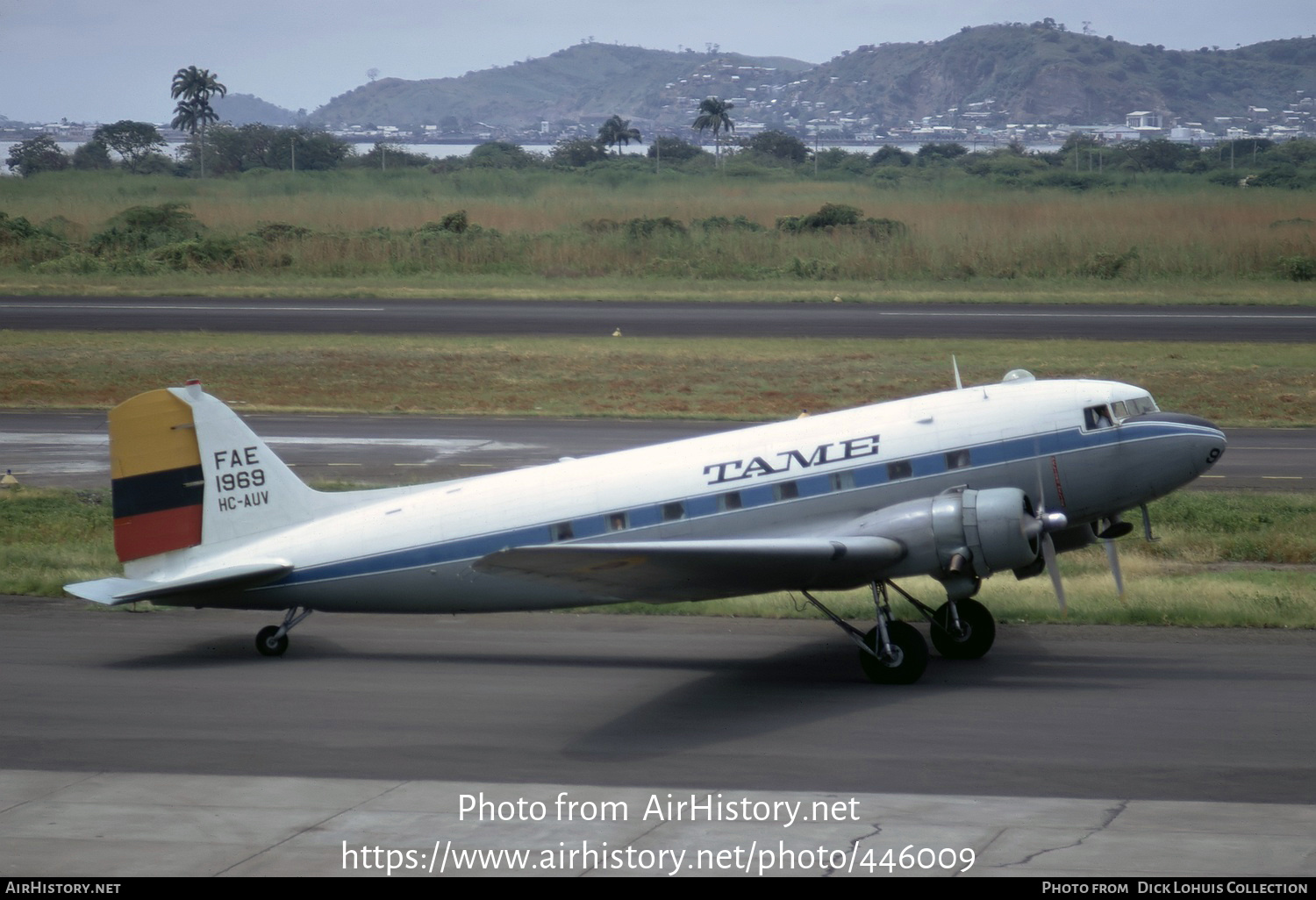 Aircraft Photo of HC-AUV / FAE-1969 | Douglas DC-3A | TAME - Transportes Aéreos Militares Ecuatorianos | AirHistory.net #446009