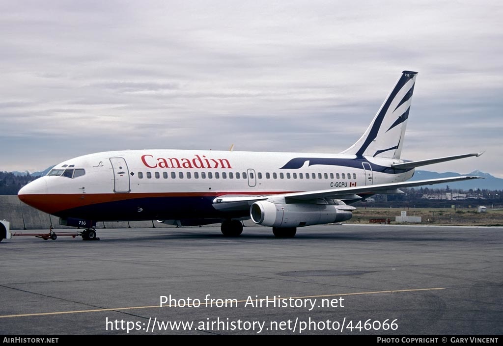 Aircraft Photo of C-GCPU | Boeing 737-217/Adv | Canadian Airlines | AirHistory.net #446066