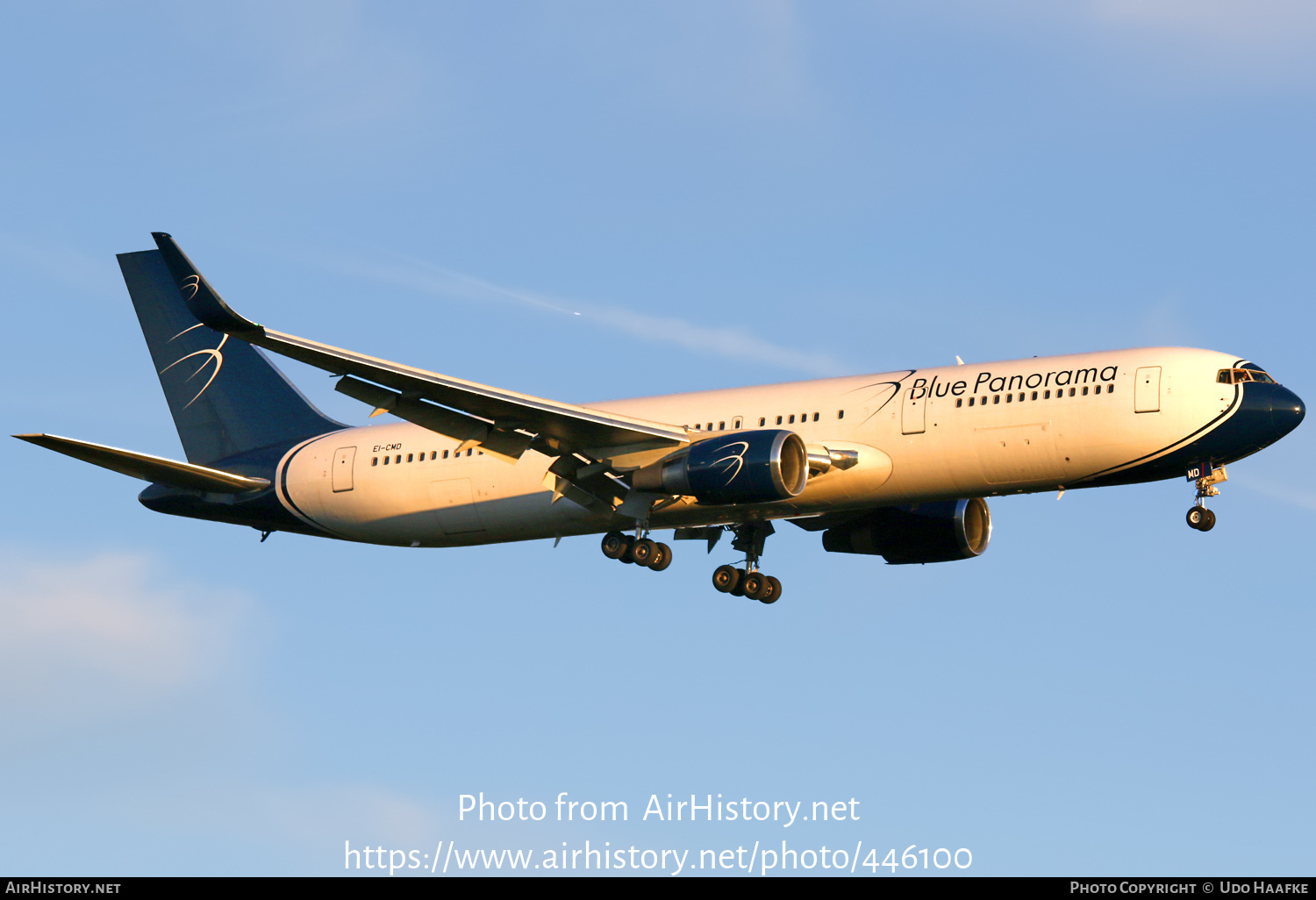 Aircraft Photo of EI-CMD | Boeing 767-324/ER | Blue Panorama Airlines | AirHistory.net #446100