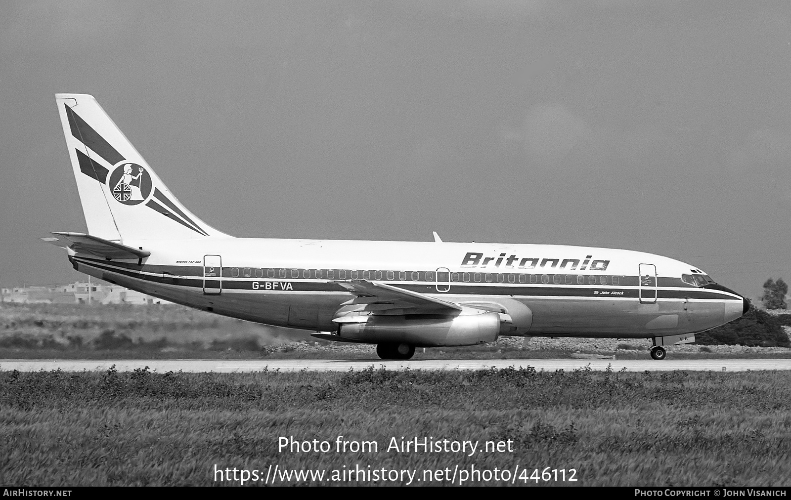 Aircraft Photo of G-BFVA | Boeing 737-204/Adv | Britannia Airways | AirHistory.net #446112