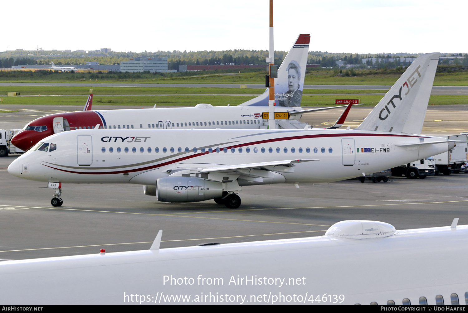 Aircraft Photo of EI-FWB | Sukhoi SSJ-100-95B Superjet 100 (RRJ-95B) | CityJet | AirHistory.net #446139