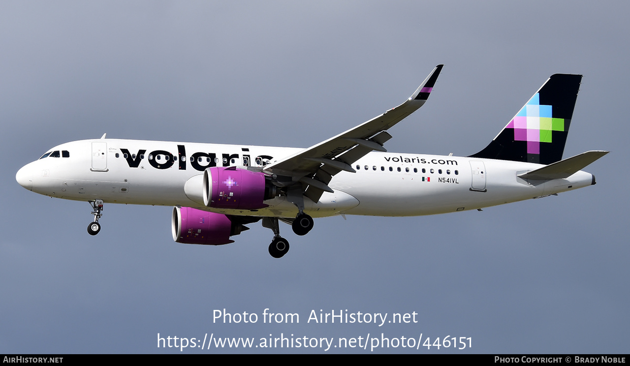 Aircraft Photo of N541VL | Airbus A320-271N | Volaris | AirHistory.net #446151