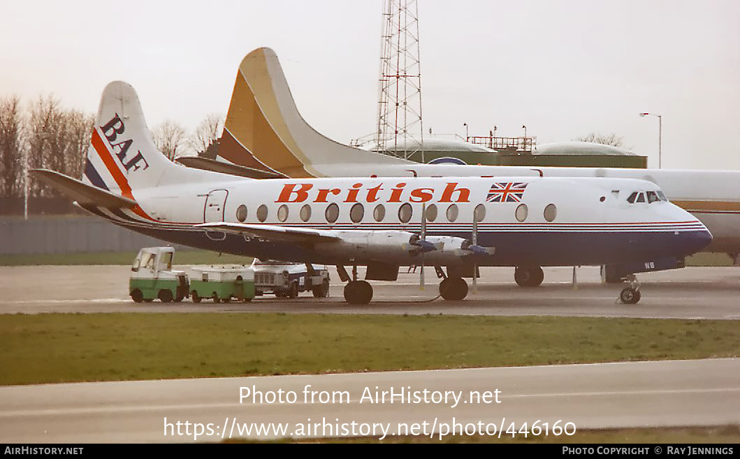 Aircraft Photo of G-BLNB | Vickers 802 Viscount | British Air Ferries - BAF | AirHistory.net #446160