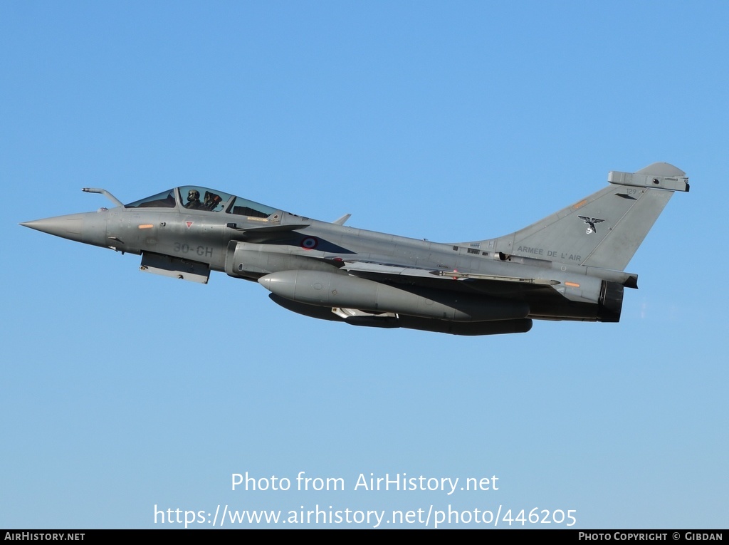 Aircraft Photo of 129 | Dassault Rafale C | France - Air Force | AirHistory.net #446205