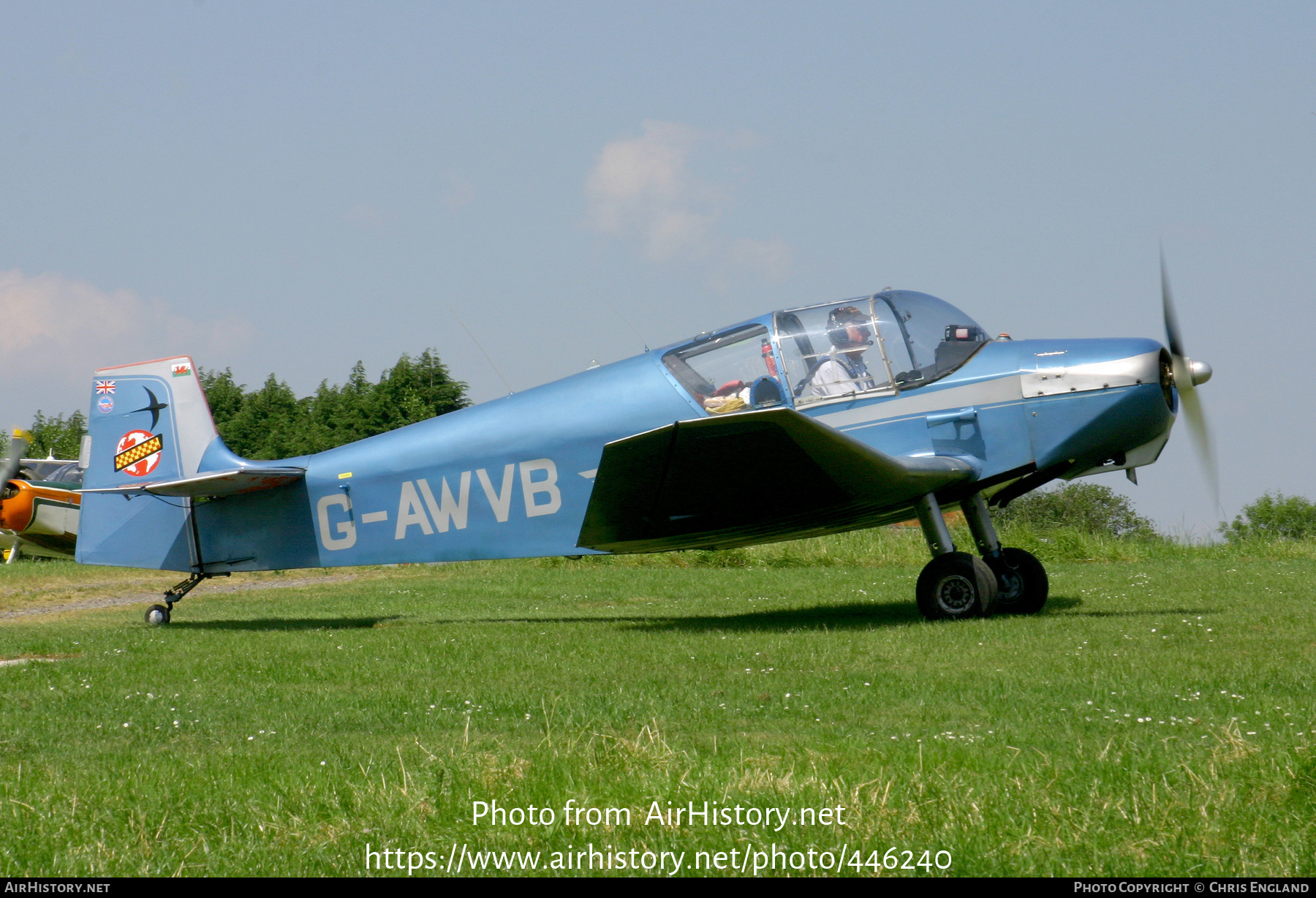 Aircraft Photo of G-AWVB | SAN Jodel D-117 | AirHistory.net #446240