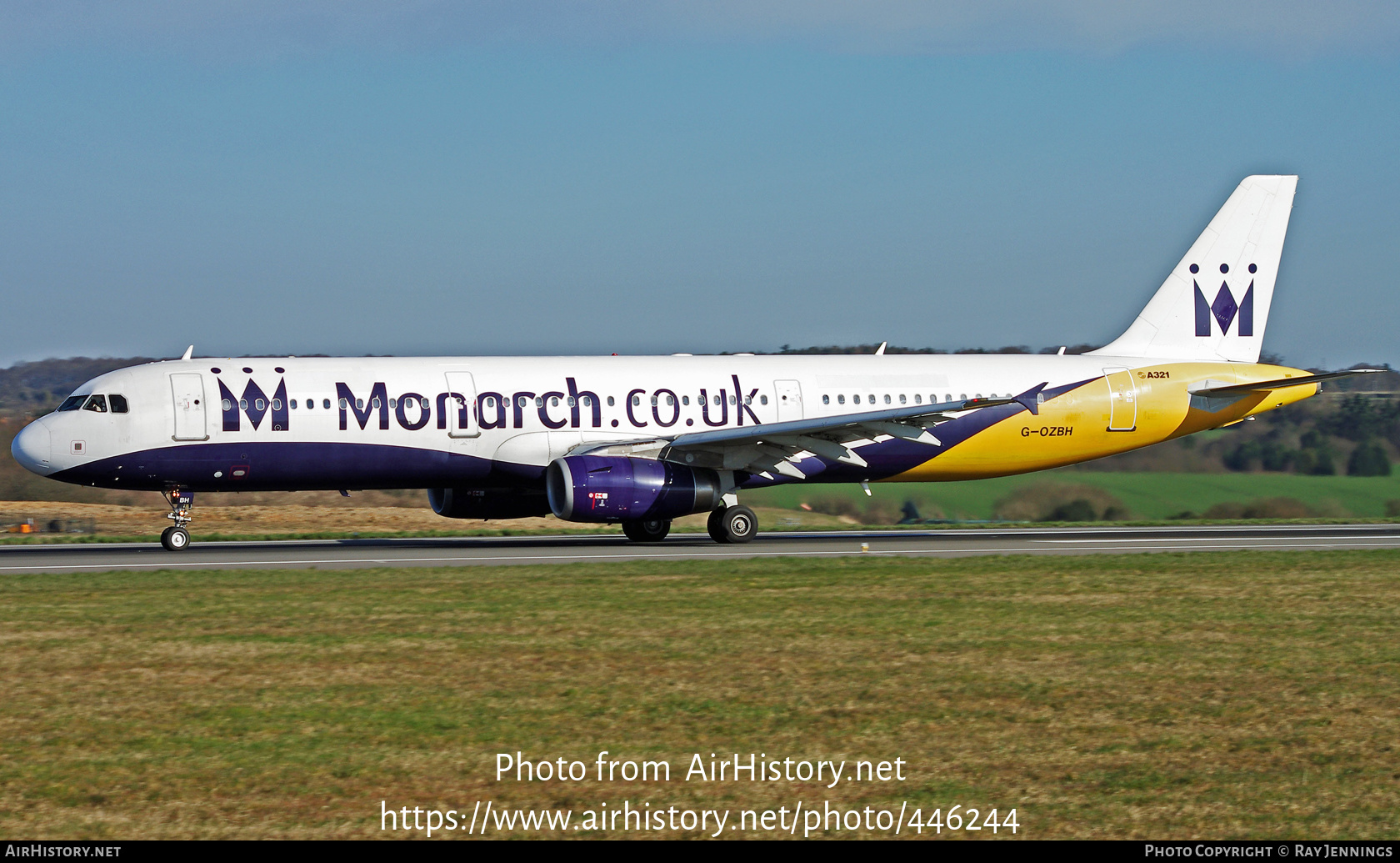 Aircraft Photo of G-OZBH | Airbus A321-231 | Monarch Airlines | AirHistory.net #446244