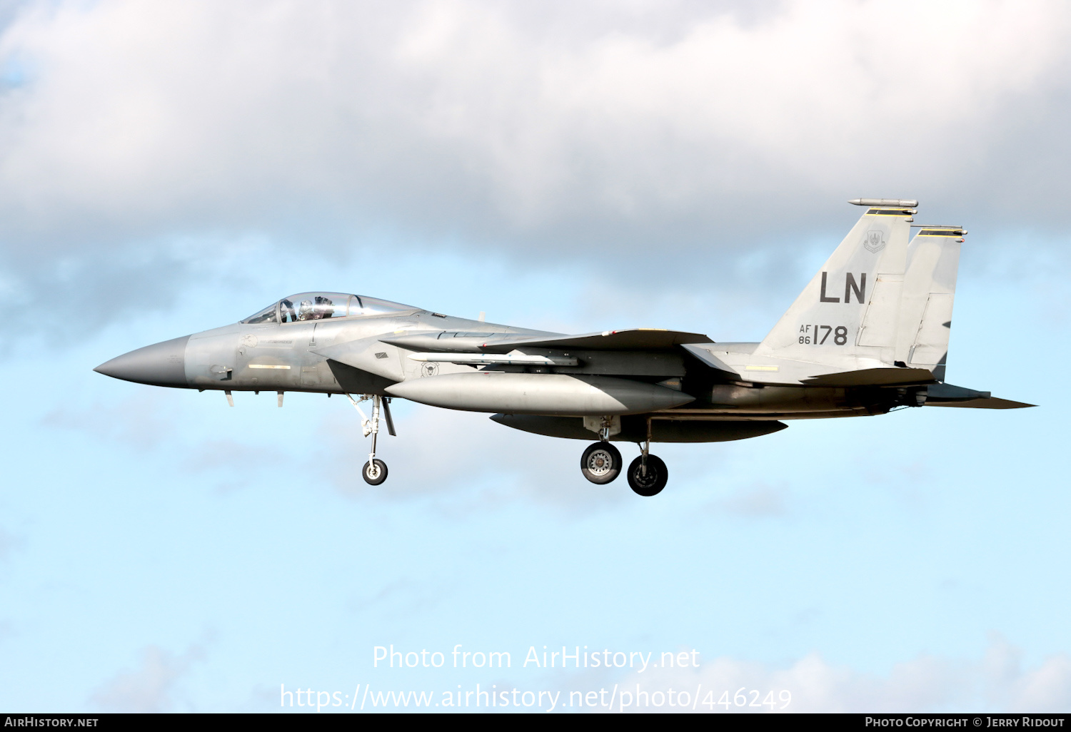 Aircraft Photo of 86-0178 / 6178 | McDonnell Douglas F-15C Eagle | USA - Air Force | AirHistory.net #446249