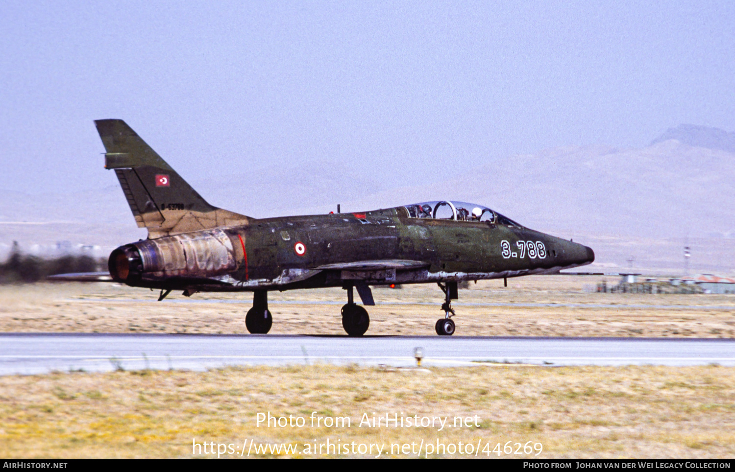 Aircraft Photo of 56-3788 / 0-63788 | North American F-100F Super Sabre | Turkey - Air Force | AirHistory.net #446269