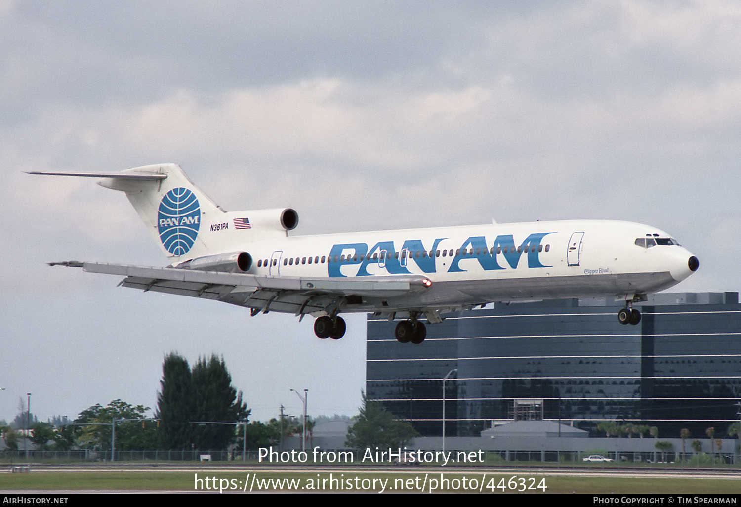 Aircraft Photo of N361PA | Boeing 727-2D4/Adv | Pan American World