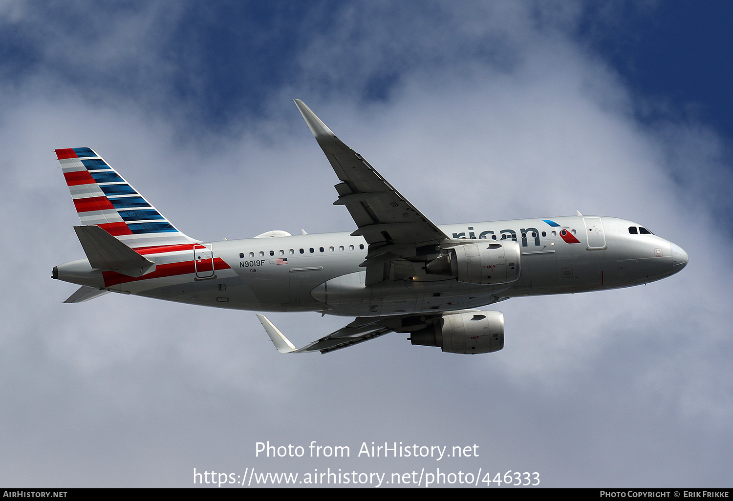 Aircraft Photo of N9019F | Airbus A319-115 | American Airlines | AirHistory.net #446333