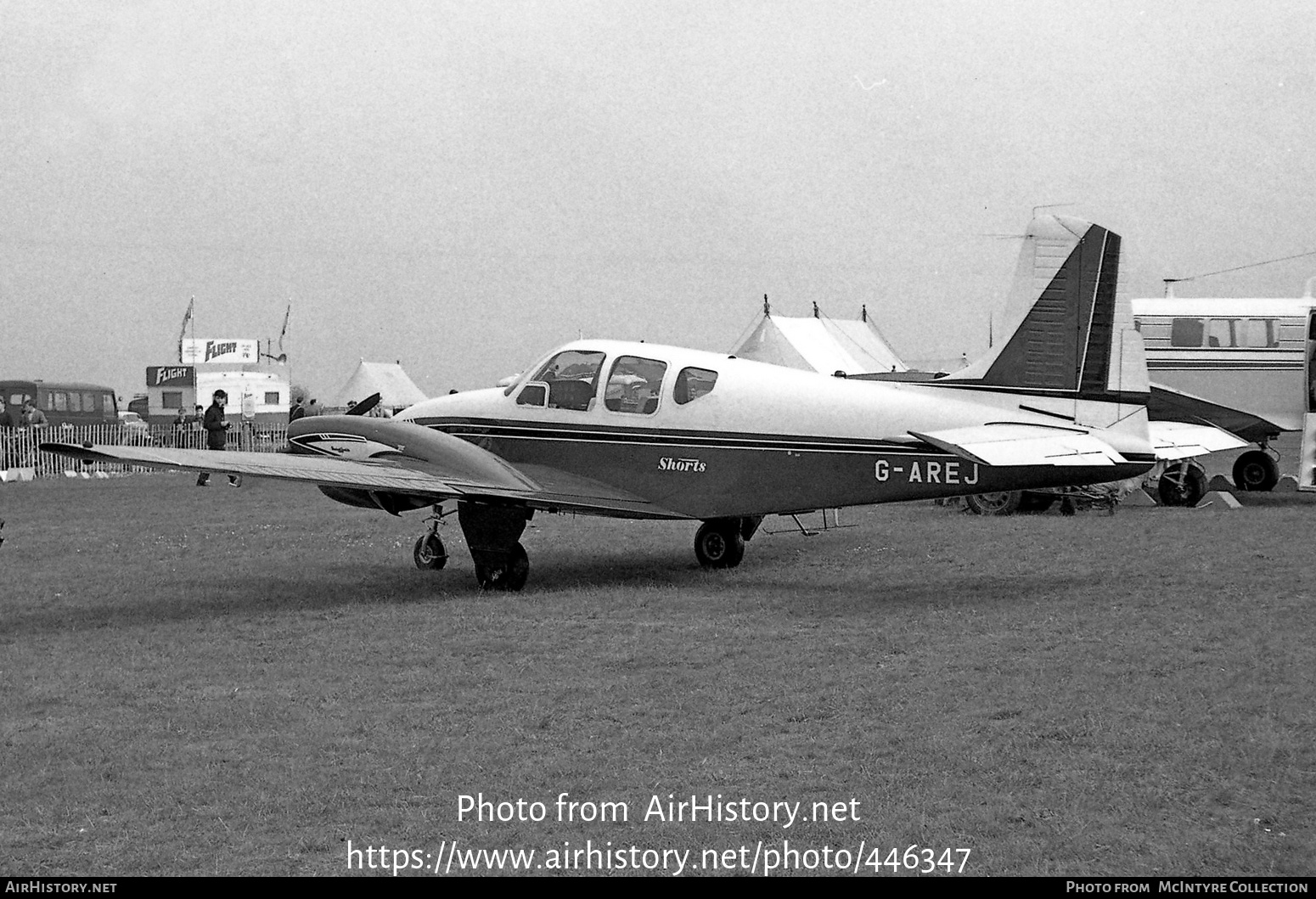 Aircraft Photo of G-AREJ | Beech B95 Travel Air | AirHistory.net #446347