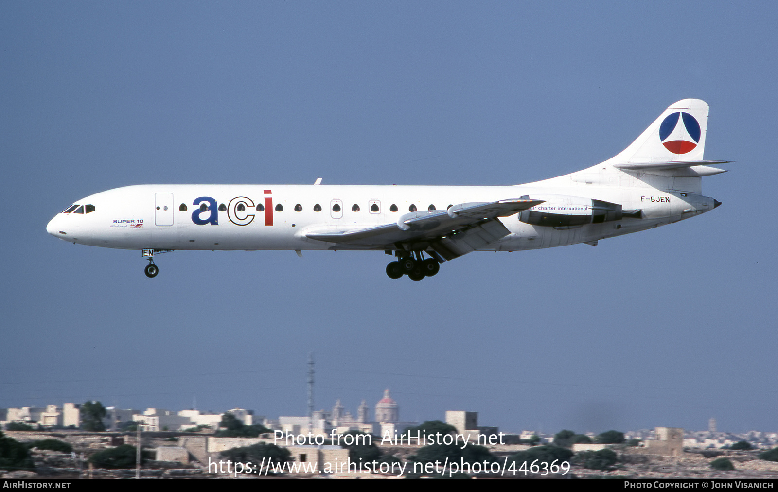 Aircraft Photo of F-BJEN | Sud SE-210 Caravelle 10B3 Super B | Air Charter International - ACI | AirHistory.net #446369