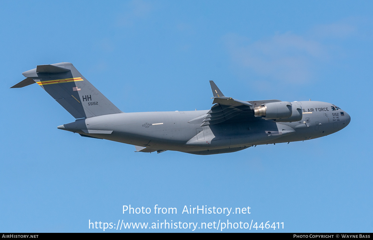 Aircraft Photo of 05-5152 / 55152 | Boeing C-17A Globemaster III | USA - Air Force | AirHistory.net #446411