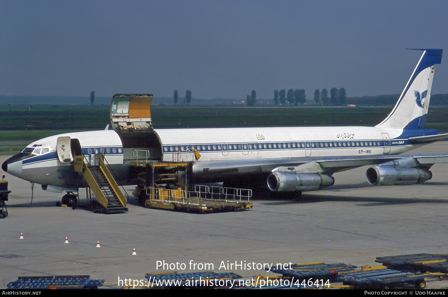 Aircraft Photo of EP-IRK | Boeing 707-321C | Iran Air | AirHistory.net #446414