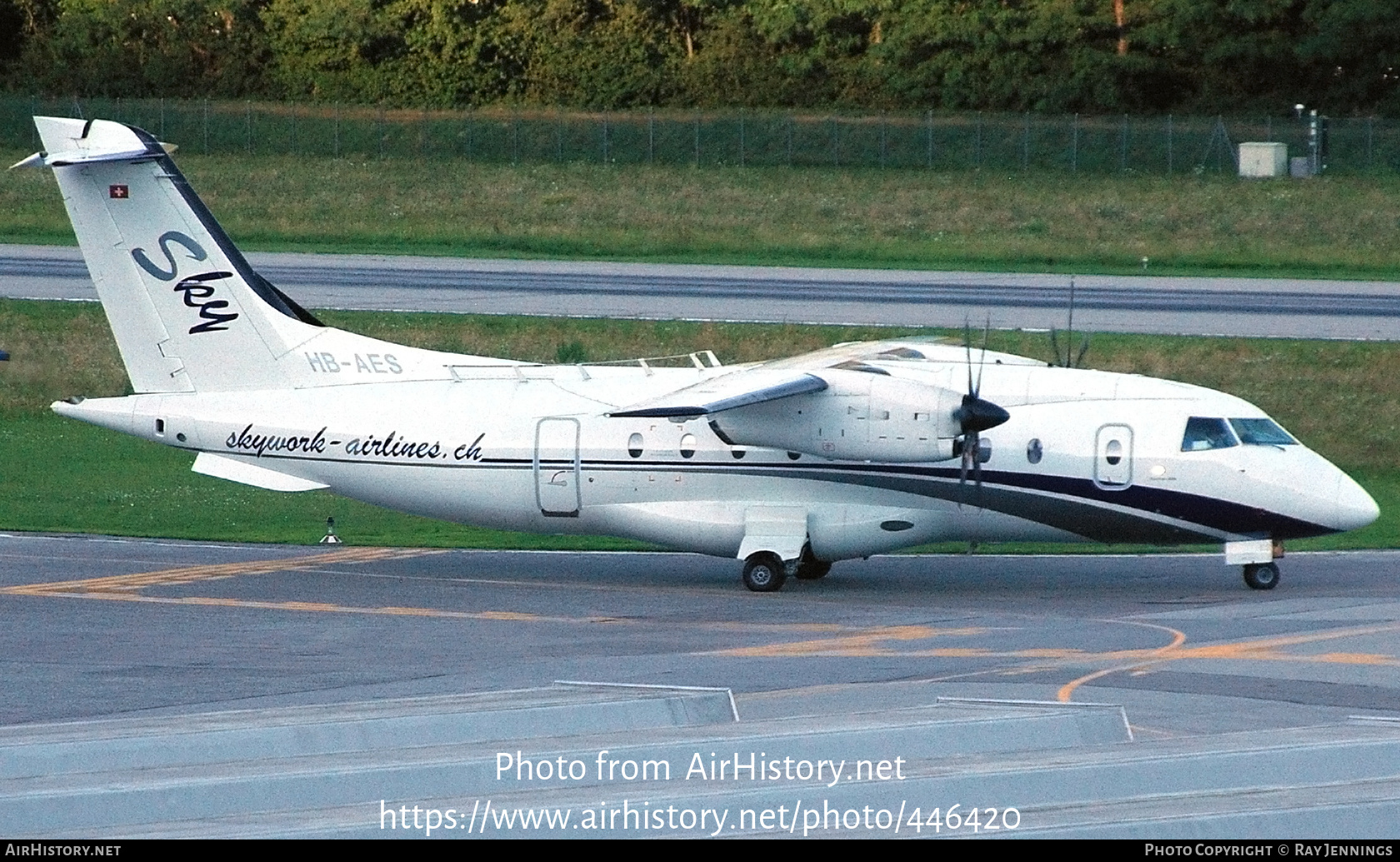 Aircraft Photo of HB-AES | Dornier 328-110 | SkyWork Airlines | AirHistory.net #446420