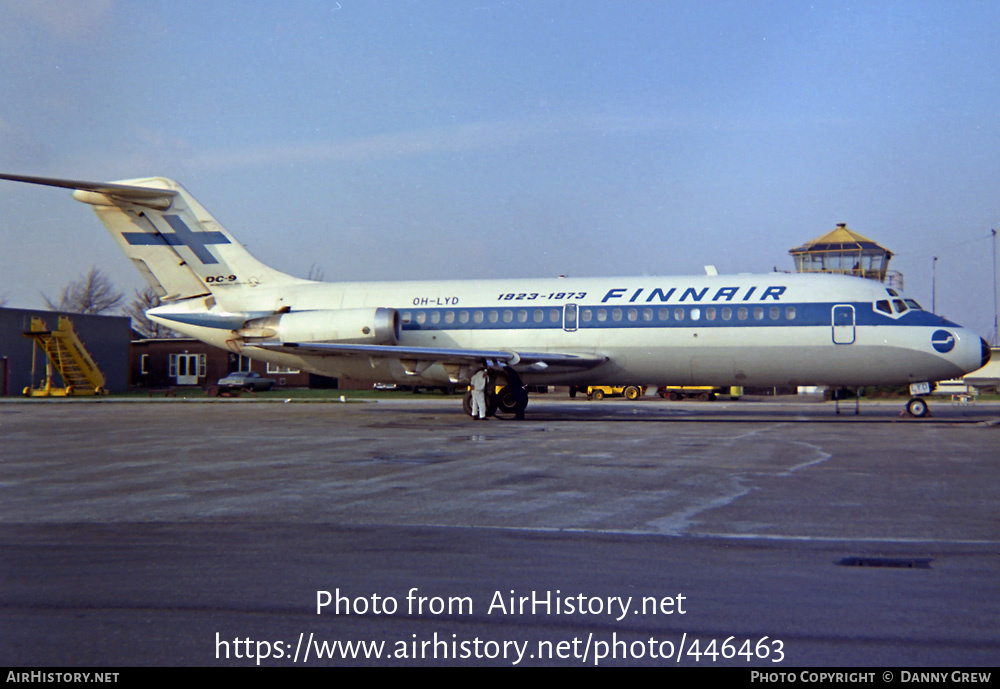 Aircraft Photo of OH-LYD | Douglas DC-9-14 | Finnair | AirHistory.net #446463