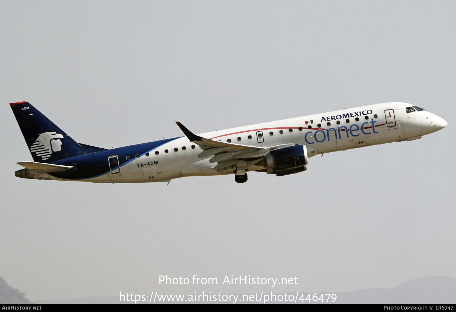 Aircraft Photo of XA-ACM | Embraer 190LR (ERJ-190-100LR) | AeroMéxico Connect | AirHistory.net #446479