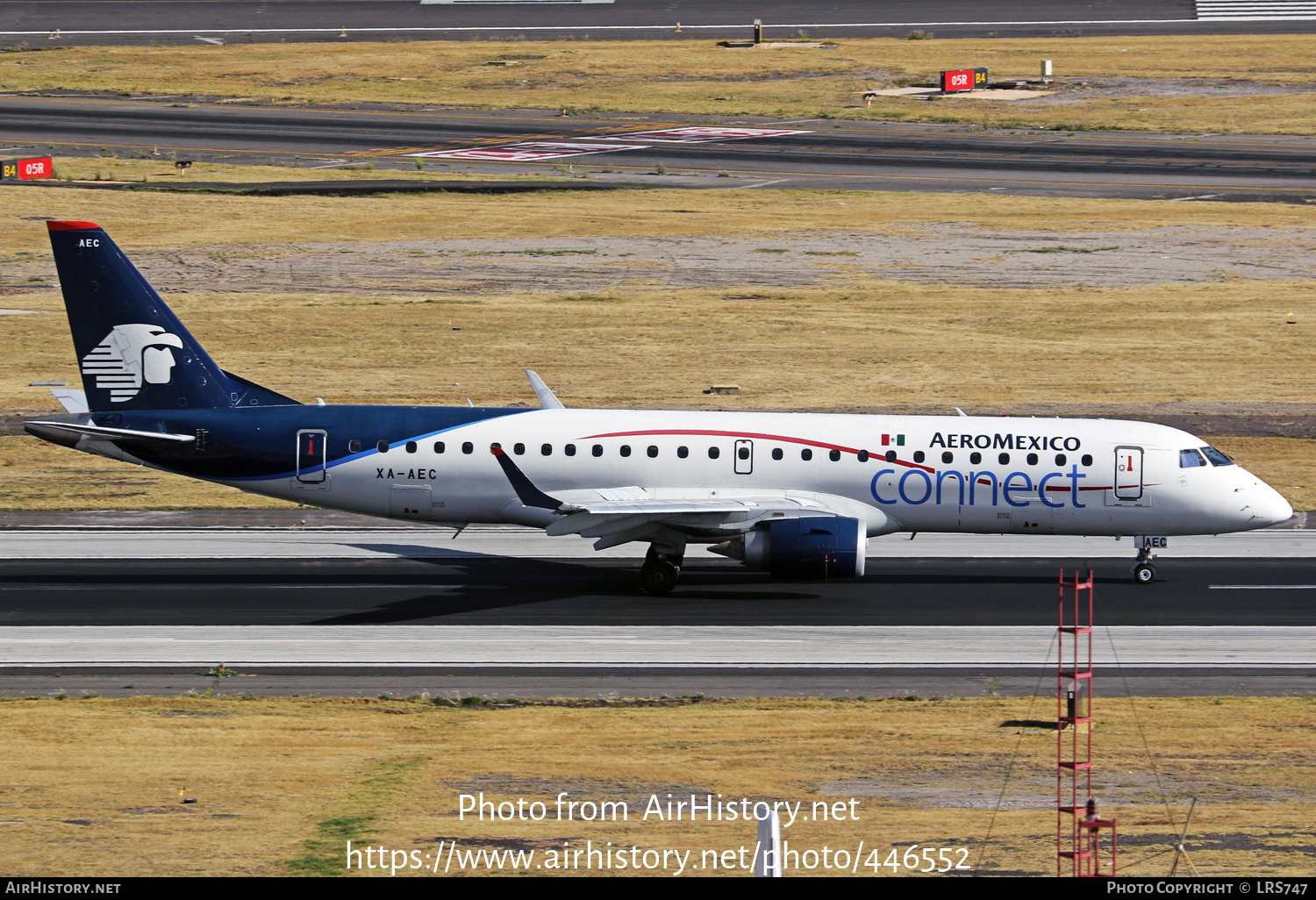 Aircraft Photo of XA-AEC | Embraer 190AR (ERJ-190-100IGW) | AeroMéxico Connect | AirHistory.net #446552