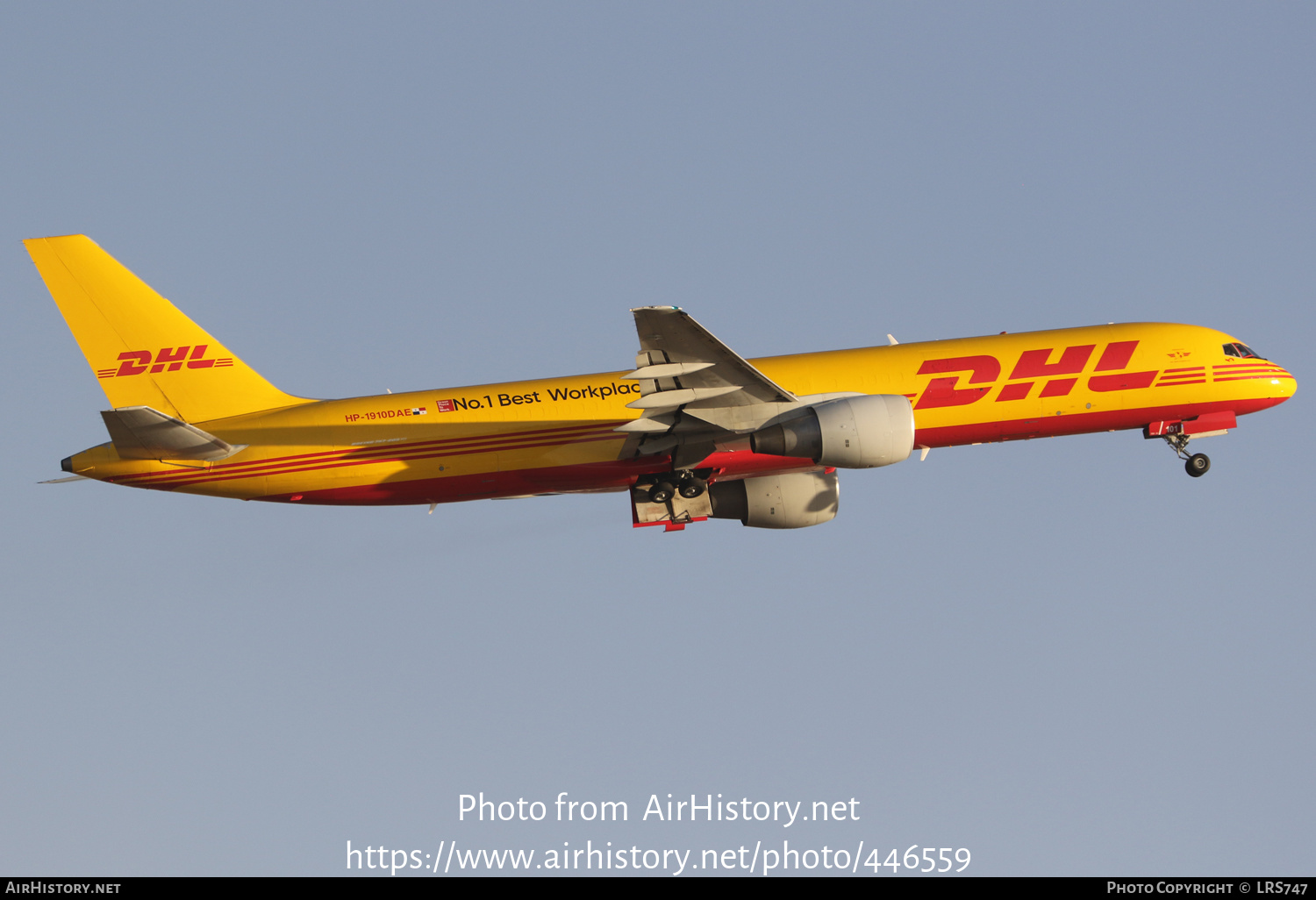 Aircraft Photo of HP-1910DAE | Boeing 757-27A(PCF) | DHL International | AirHistory.net #446559