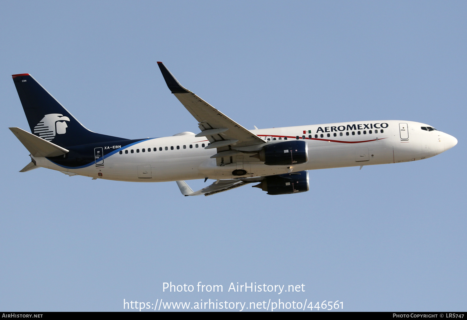 Aircraft Photo of XA-EBN | Boeing 737-8JP | AeroMéxico | AirHistory.net #446561