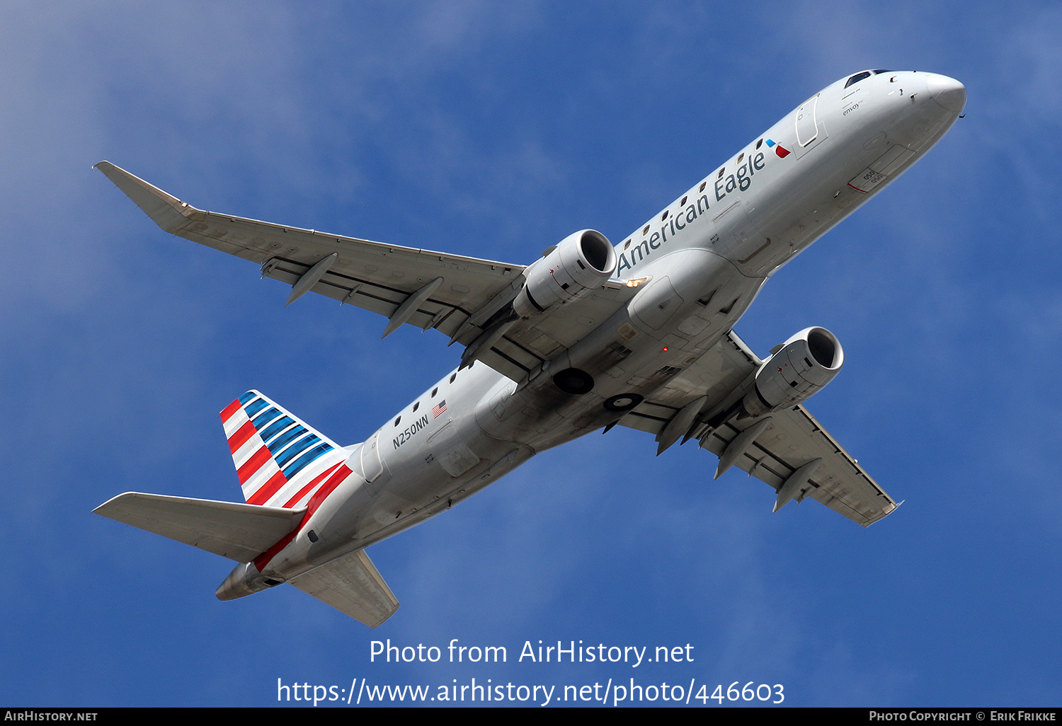 Aircraft Photo of N250NN | Embraer 175LR (ERJ-170-200LR) | American Eagle | AirHistory.net #446603