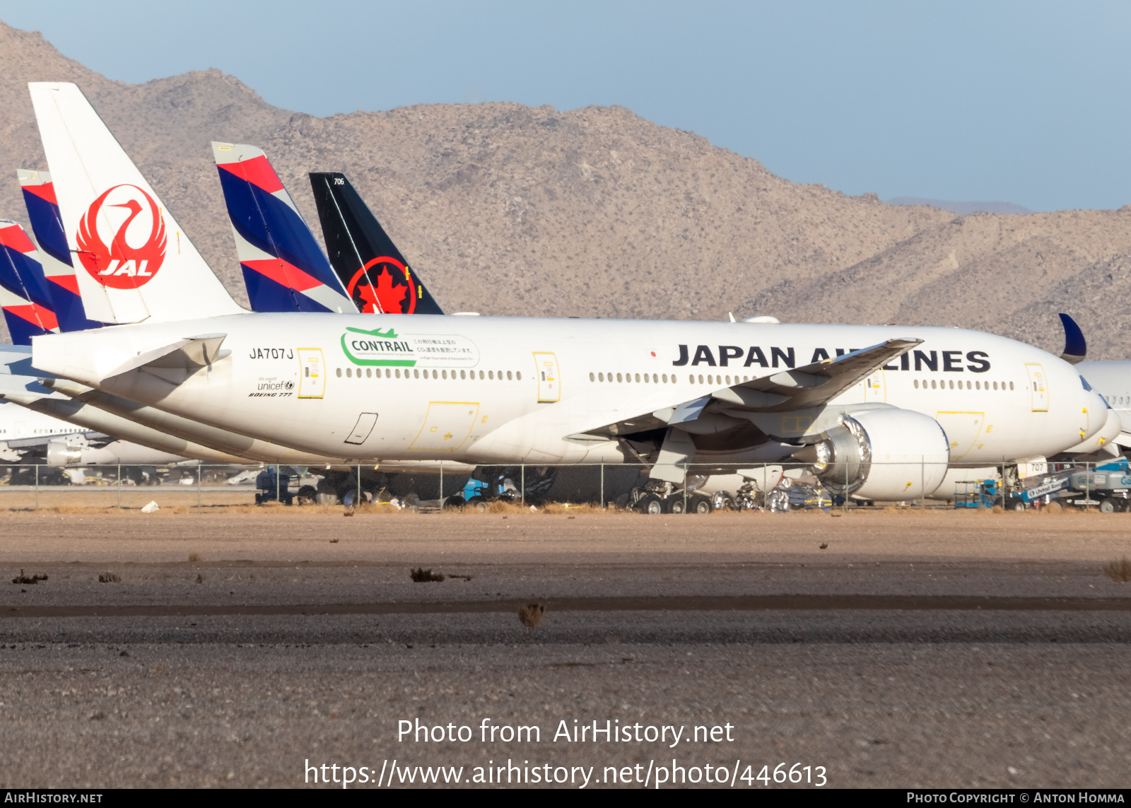 Aircraft Photo of JA707J | Boeing 777-246/ER | Japan Airlines - JAL | AirHistory.net #446613