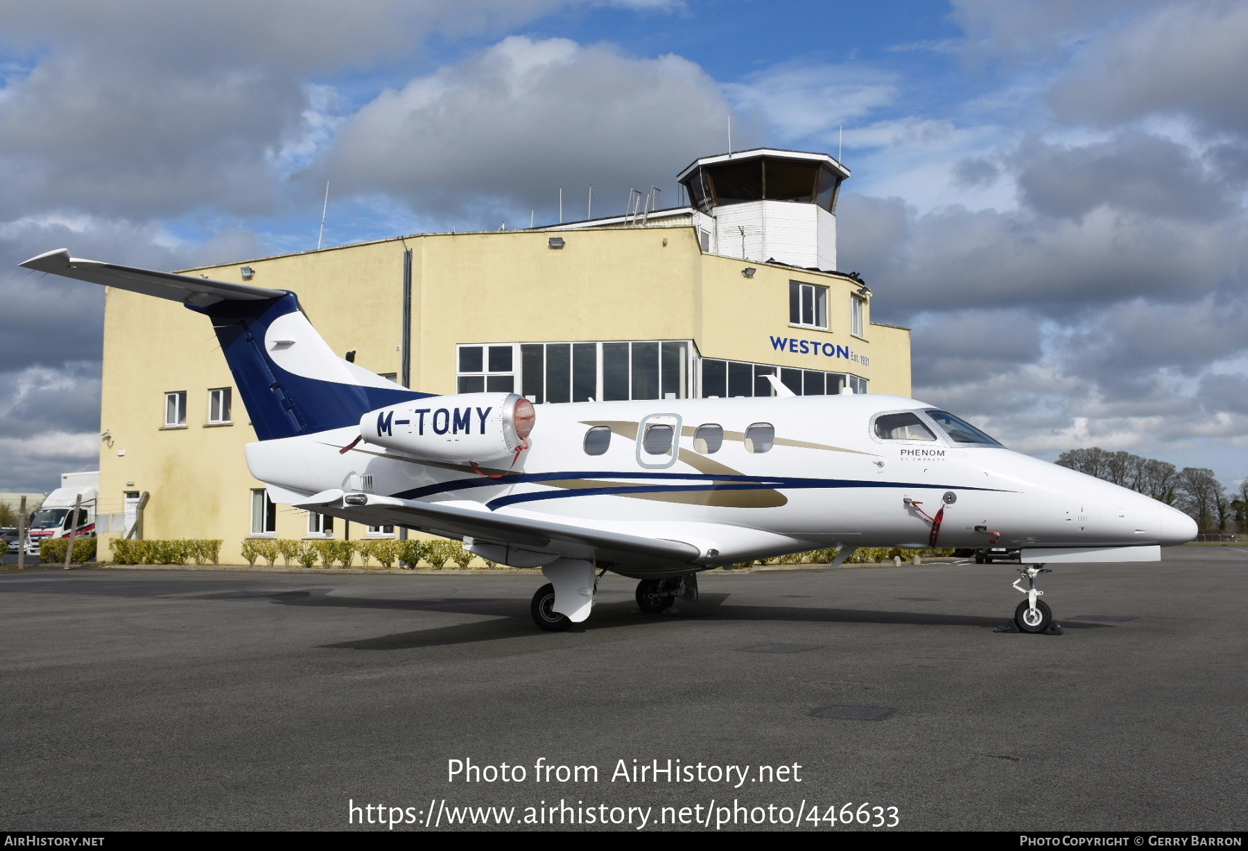 Aircraft Photo of M-TOMY | Embraer EMB-500 Phenom 100E | AirHistory.net #446633