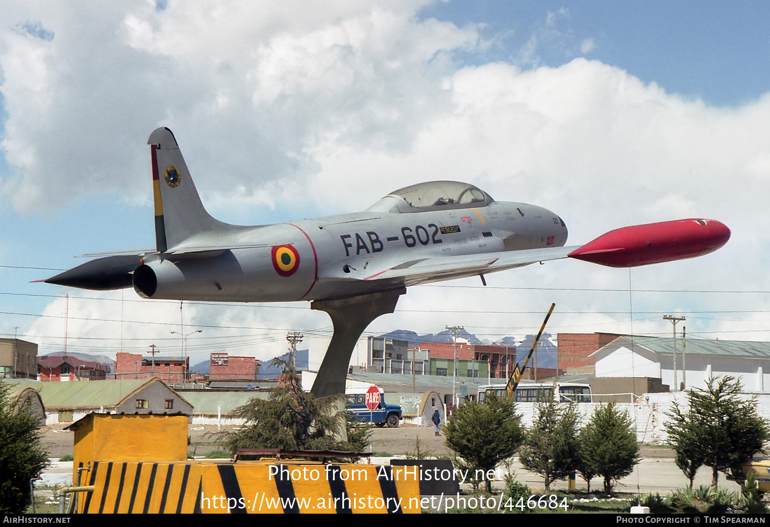 Aircraft Photo of FAB-602 | Canadair T-33AN Silver Star 3 | Bolivia - Air Force | AirHistory.net #446684