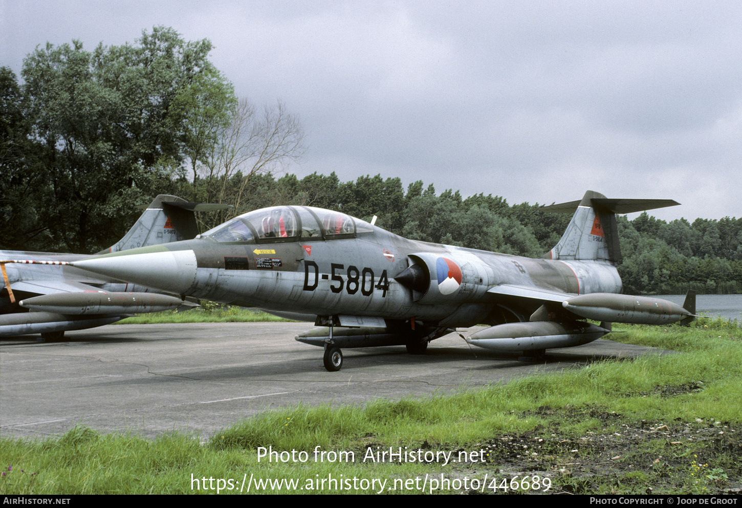 Aircraft Photo of D-5804 | Lockheed TF-104G Starfighter | Netherlands - Air Force | AirHistory.net #446689