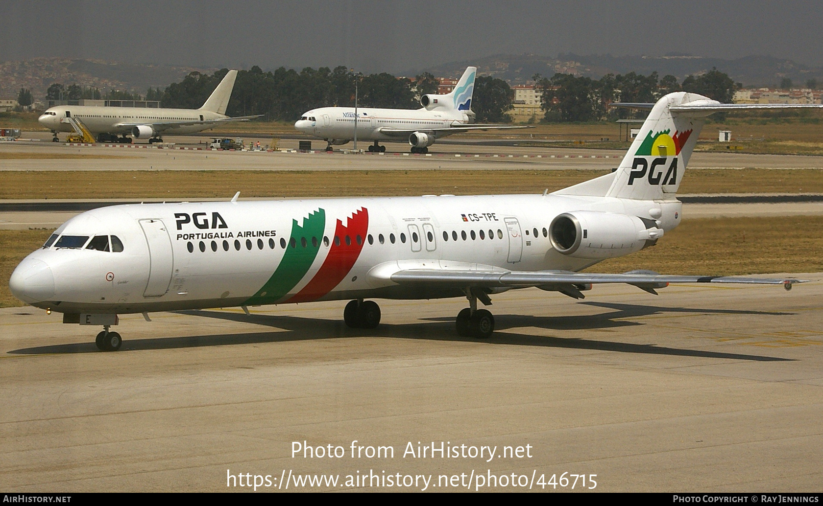 Aircraft Photo of CS-TPE | Fokker 100 (F28-0100) | Portugália Airlines - PGA | AirHistory.net #446715