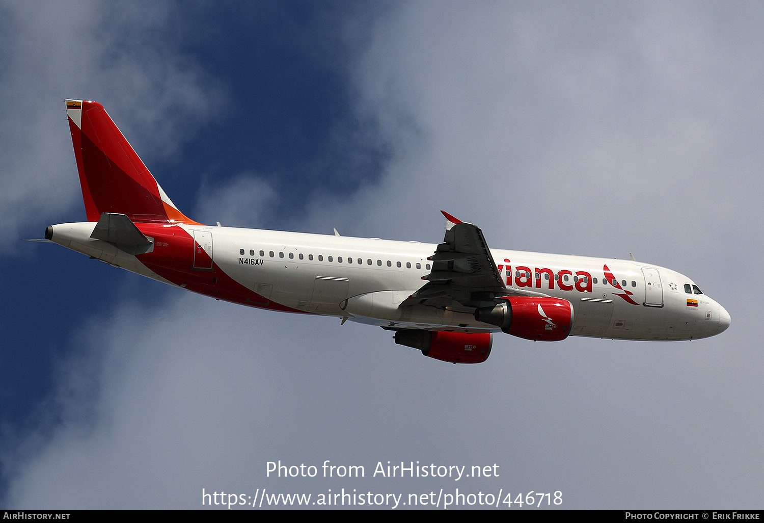 Aircraft Photo of N416AV | Airbus A320-214 | Avianca | AirHistory.net #446718