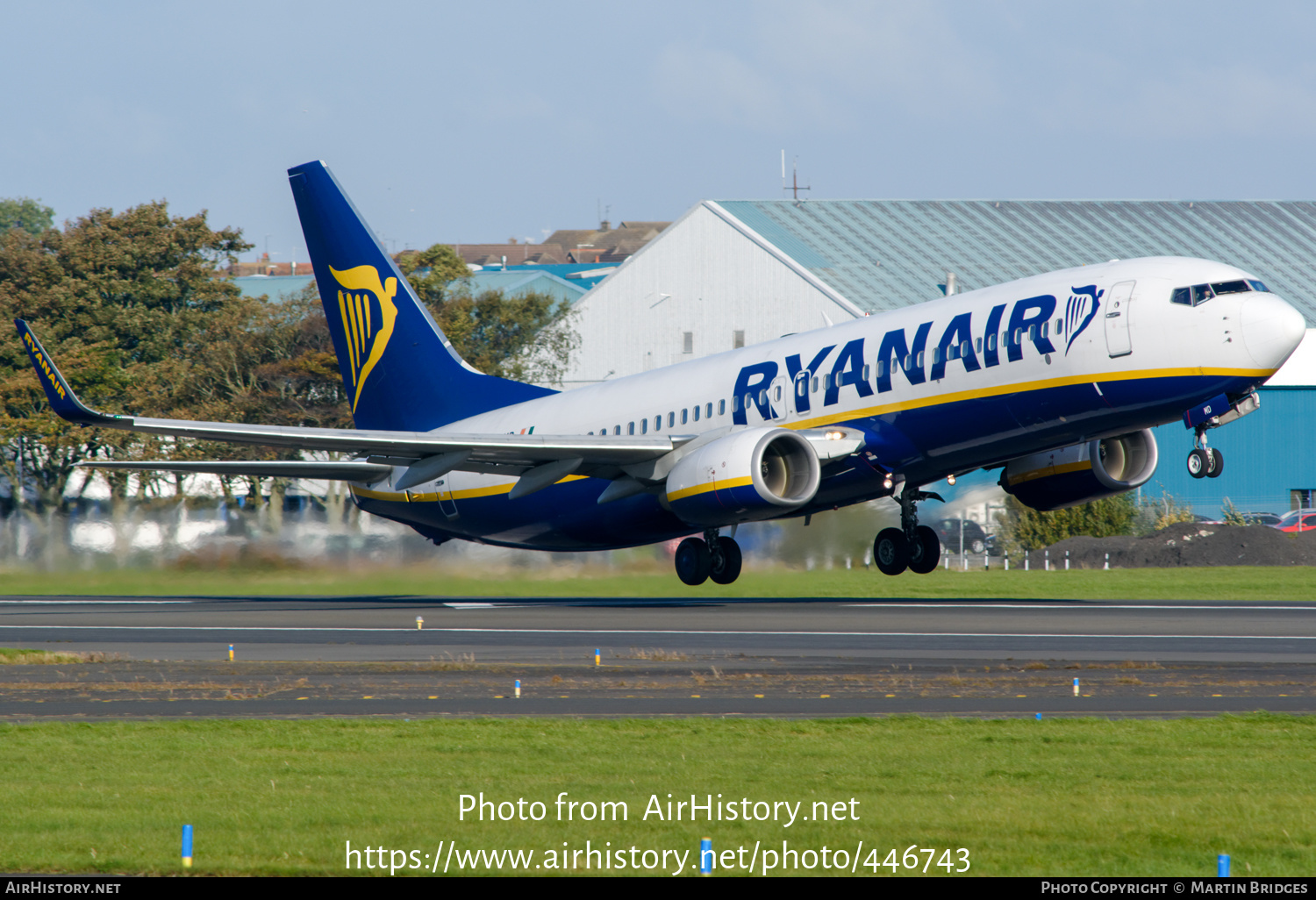 Aircraft Photo of EI-EMD | Boeing 737-8AS | Ryanair | AirHistory.net #446743