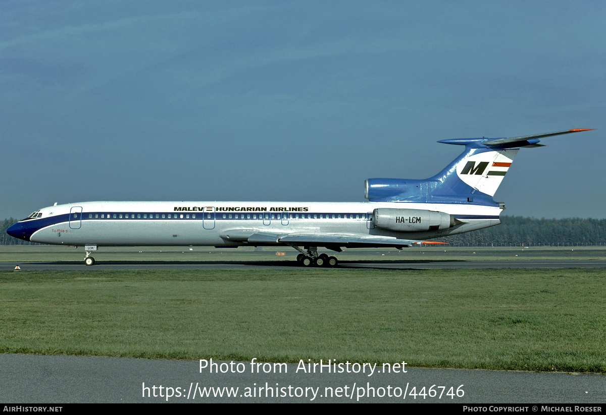 Aircraft Photo of HA-LCM | Tupolev Tu-154B-2 | Malév - Hungarian Airlines | AirHistory.net #446746