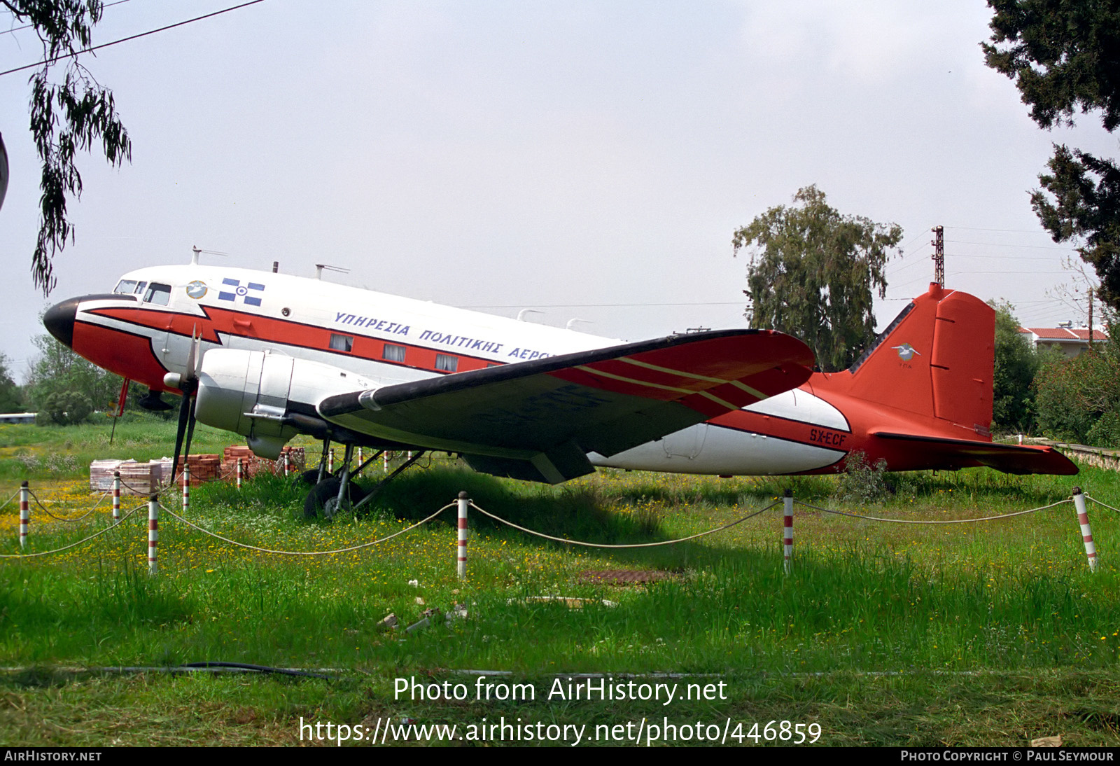 Aircraft Photo of SX-ECF | Douglas TC-47J Skytrain | Ypiresia Politikis Aeroporias - Hellenic C.A.A. | AirHistory.net #446859