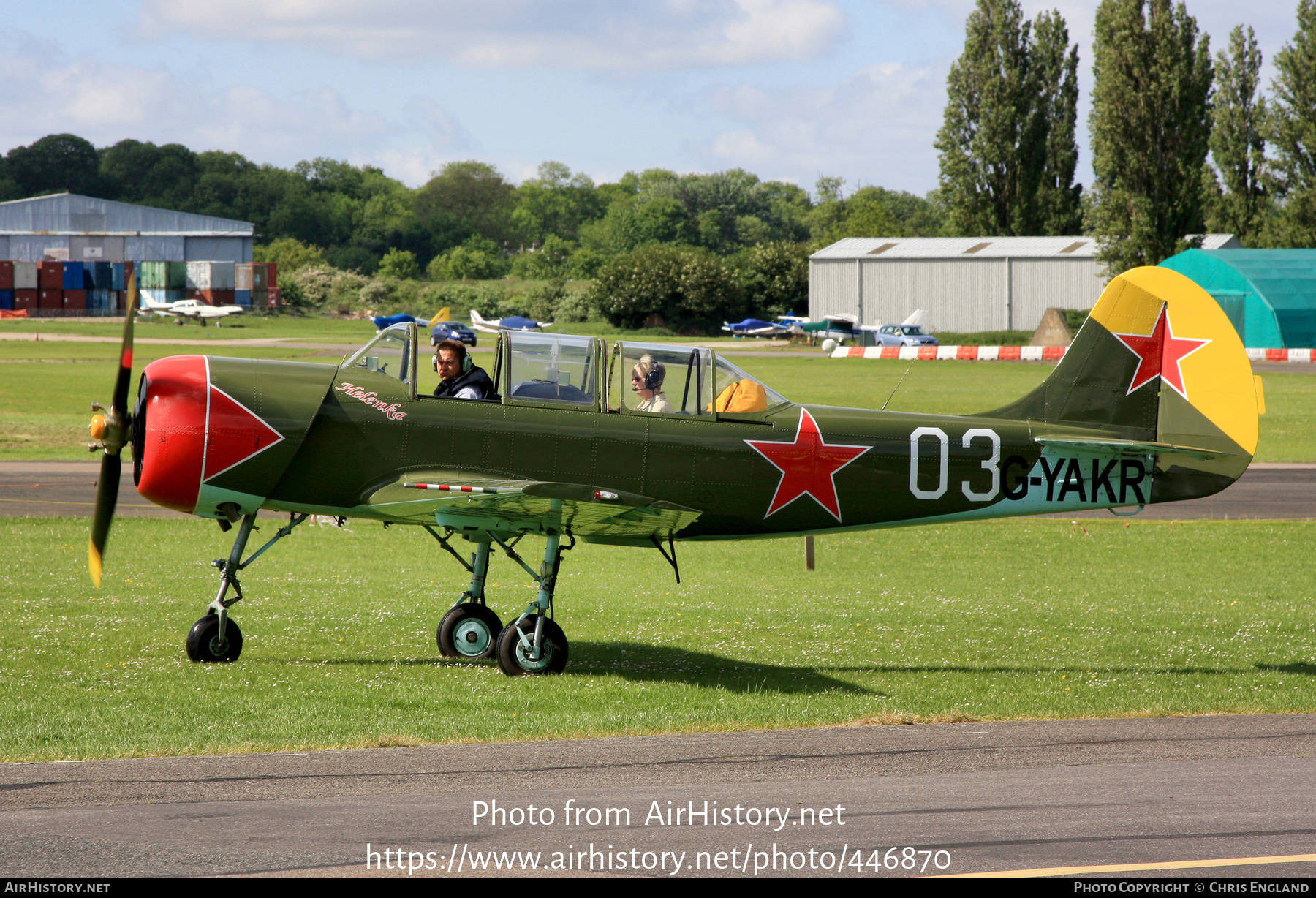 Aircraft Photo of G-YAKR | Yakovlev Yak-52 | Soviet Union - Air Force | AirHistory.net #446870