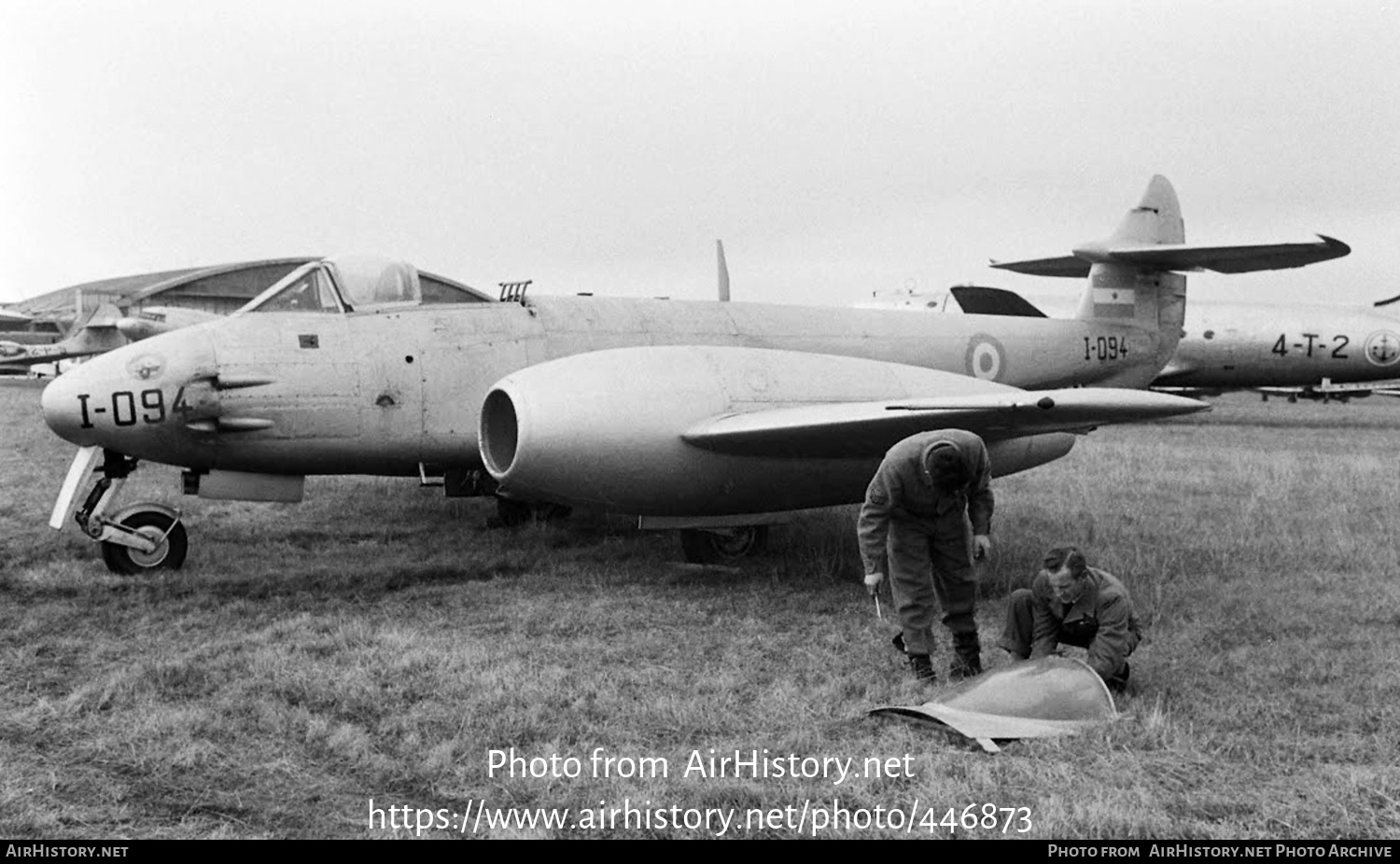 Aircraft Photo of I-094 | Gloster Meteor F4 | Argentina - Air Force | AirHistory.net #446873