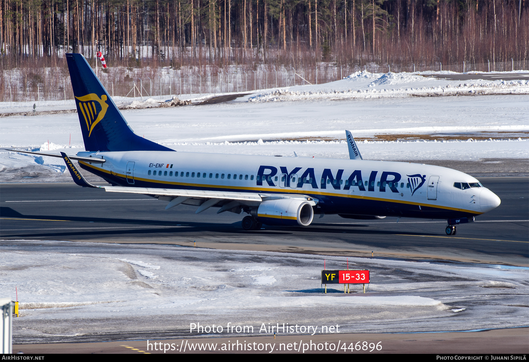 Aircraft Photo of EI-ENF | Boeing 737-8AS | Ryanair | AirHistory.net #446896