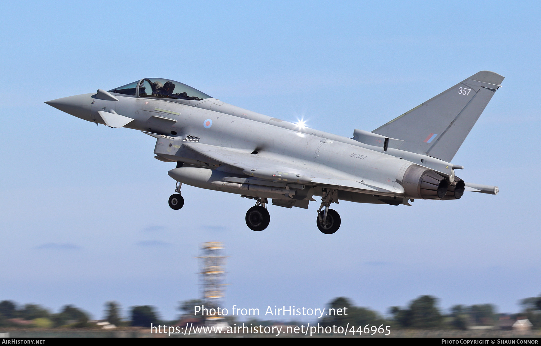 Aircraft Photo of ZK357 | Eurofighter EF-2000 Typhoon FGR4 | UK - Air Force | AirHistory.net #446965