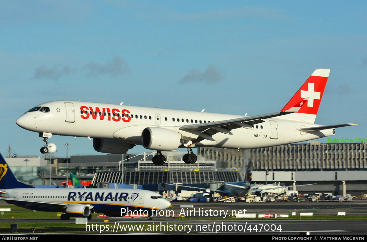 Aircraft Photo of HB-JCJ | Bombardier CSeries CS300 (BD-500-1A11) | Swiss International Air Lines | AirHistory.net #447004