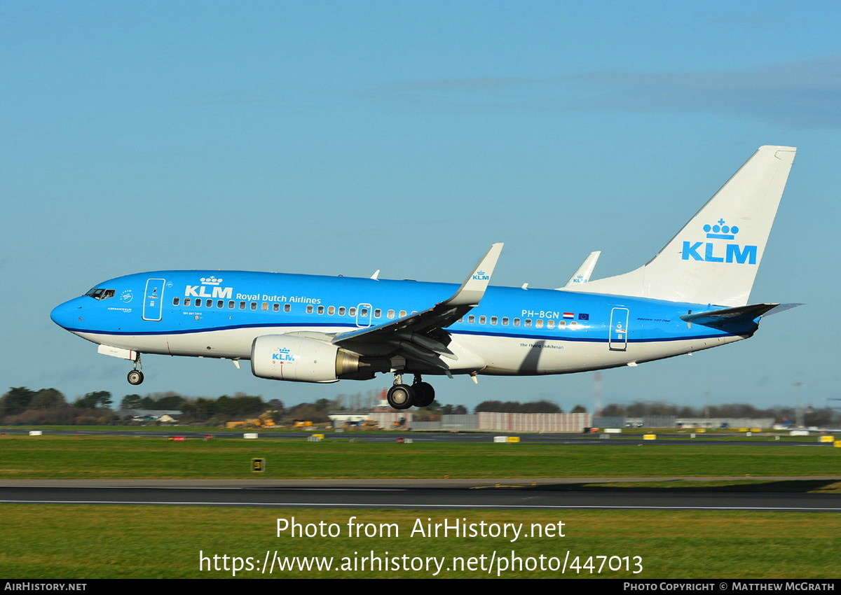 Aircraft Photo of PH-BGN | Boeing 737-7K2 | KLM - Royal Dutch Airlines | AirHistory.net #447013