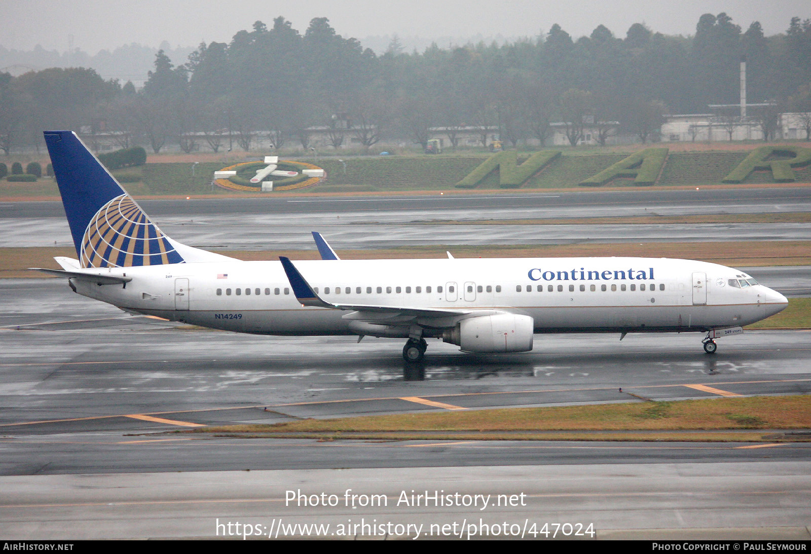 Aircraft Photo of N14249 | Boeing 737-824 | Continental Airlines | AirHistory.net #447024