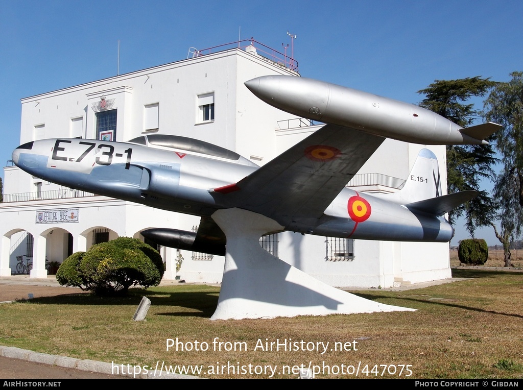 Aircraft Photo of E.15-1 / E.15-60 | Lockheed T-33A | Spain - Air Force | AirHistory.net #447075