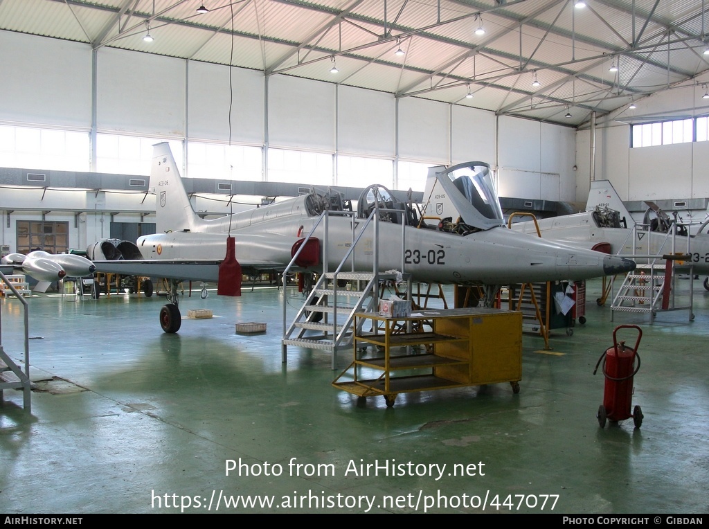 Aircraft Photo of AE.9-08 | Northrop SF-5B(M) Freedom Fighter | Spain - Air Force | AirHistory.net #447077